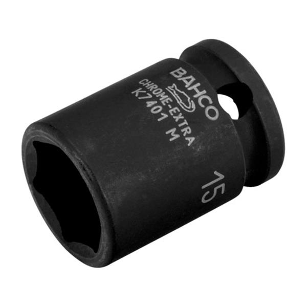 BAHCO VASO DE IMPACTO HEXAGONAL 3/8" MM 