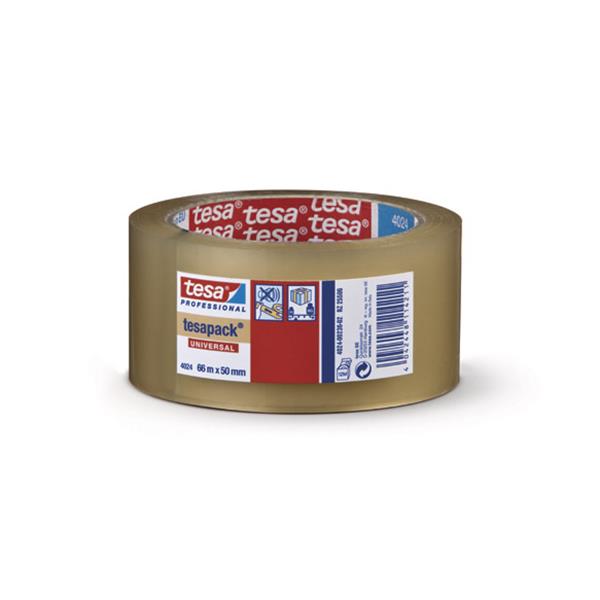 TESA PRECINTO TESAPACK POLIOLEFINA SIN DISOLVENTES 66MX50MM TRANSPARENTE (BRL1)