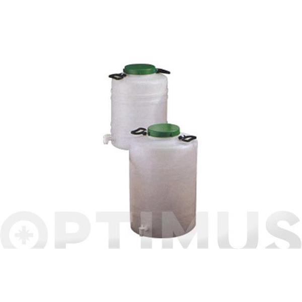 BOMBONA CIRCULAR CON GRIFO 50  BOCA ANCHA