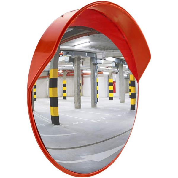 NIVEL ESPEJO CONVEXO SALIDA &Oslash;45CM NARANJA