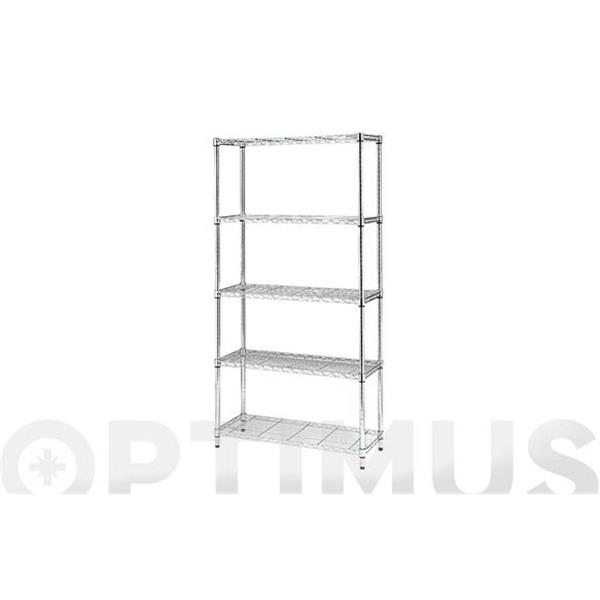 ESTANTER&iacute;A STYLO 5 BALDAS 180X90X35