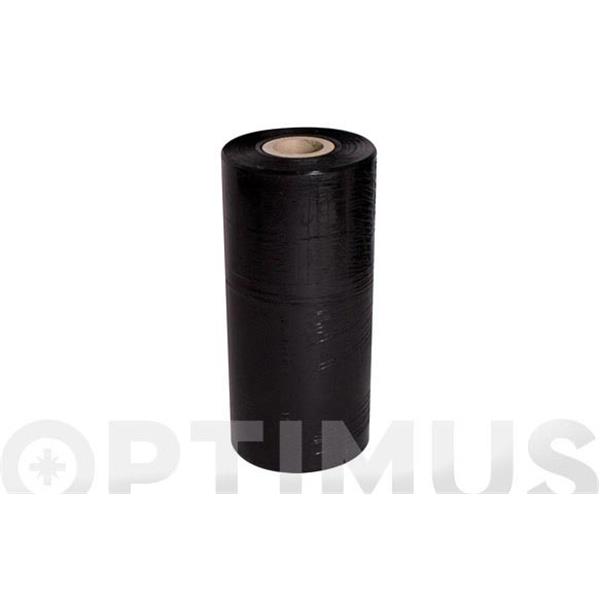 FILM EXTENSIBLE NEGRO (BOBINA MAQUINA AUTOMATICA) 23 MICRAS 50 CM 16 KG (UN1)