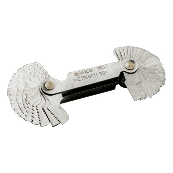 BAHCO GALGA DE ROSCAS CON MEDIDAS M&Eacute;TRICAS &Aacute;NGULO DE 60&deg; Y SISTEMA WHITWORTH DE 55&deg; 30 MM