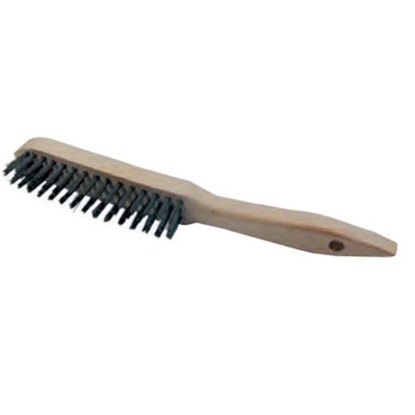 CEPILLO ACERO RECTO MANGO MADERA 0,35 6 HILERAS