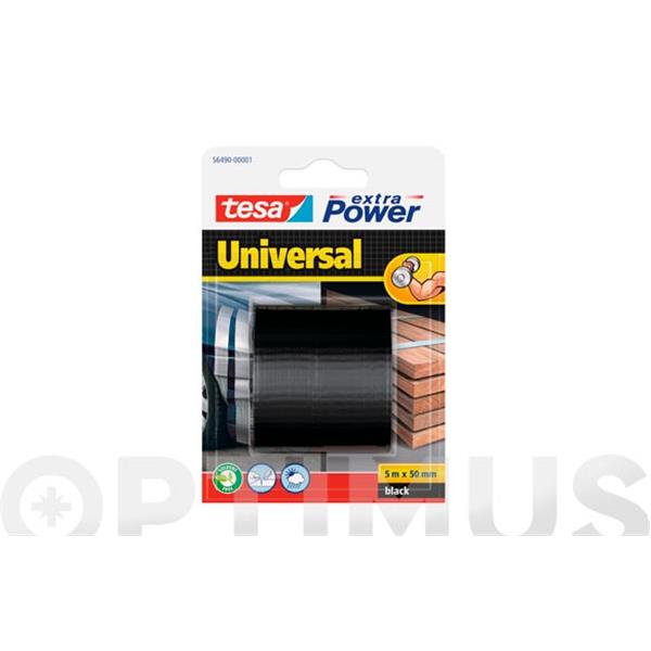 TESA CINTA AMERICANA EXTRA POWER NEGRA 5X50 PEQUE&Ntilde;O FORMATO