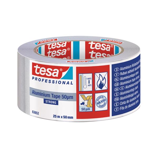 TESA CINTA ALUMINIO CON PROTECTOR 25Mx50MM