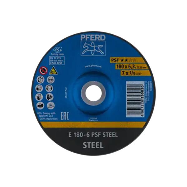 PFERD DISCO DESBASTE SA2112 E180-6 P PSF STEEL