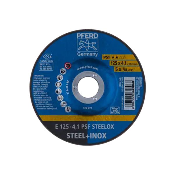PFERD DISCO DESBASTE E 125-4,1 PSF STEELOX