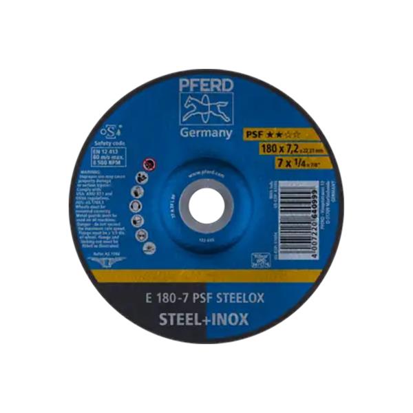 PFERD DISCO DESBASTE E 180-7 PSF STEELOX