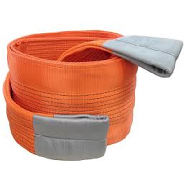 ESLINGA PLANA CON GAZAS 10000  KGS X   10 MTS NARANJA