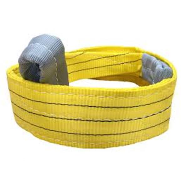 ESLINGA PLANA CON GAZAS  3000  KGS X   10 MTS AMARILLO