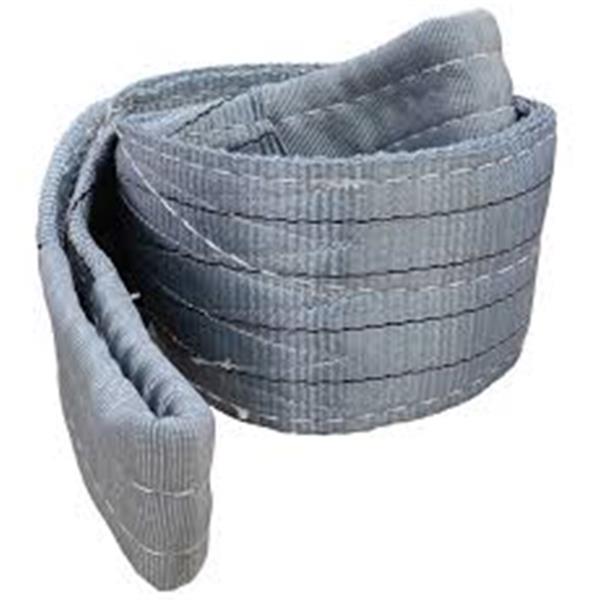 ESLINGA PLANA CON GAZAS  4000  KGS X 4,5 MTS GRIS