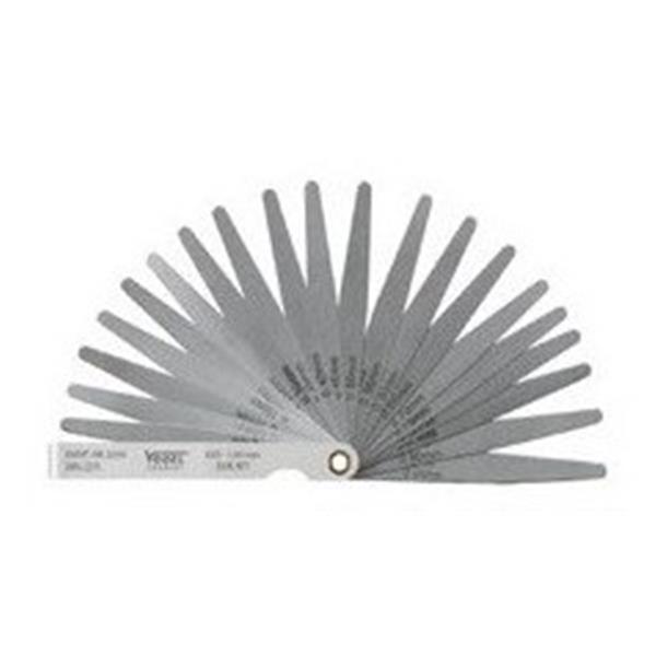 VOGEL JGO GALGA ESPESORES C&Oacute;NICOS 13, 0.05 - 1.00 MM,  TOLERANCE TABLE DIN 2275 / T3 (A3),  ONLY METRIC NUMBERING,  INC. FACTORY TEST CERTIFICATE