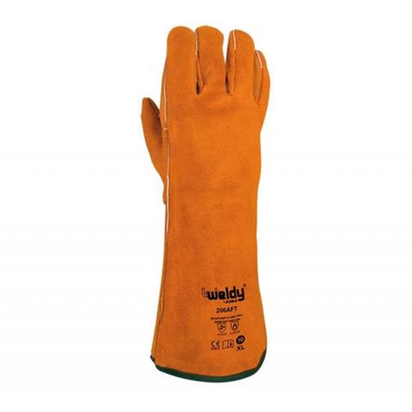 JUBA GUANTE SOLDADOR 206 EXTRA PALMA PIEL FLOR RESTO SERRAJE T. 10