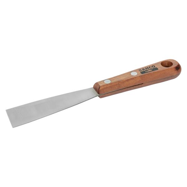 BAHCO RASQUETA DE PINTOR CON HOJA DE ACERO AL CARBONO Y MANGO DE MADERA DE 60 MM X 217 MM