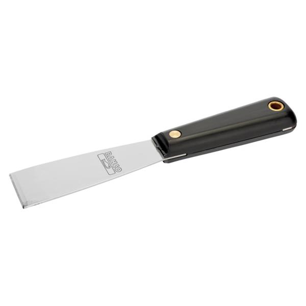 BAHCO RASQUETA DE PINTOR CON HOJA R&iacute;GIDA Y MANGO DE PL&aacute;STICO DE  30 MM X 185 MM
