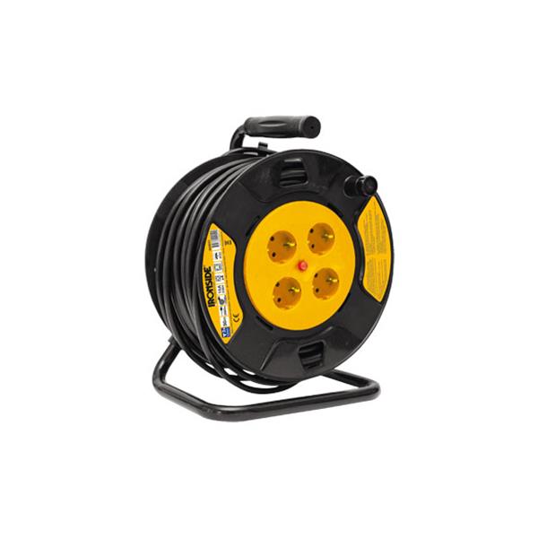 ENROLLACABLE H05VV-F 1.5MM2 4 TOMAS SCHUKO 50MT 16A 230W IP20