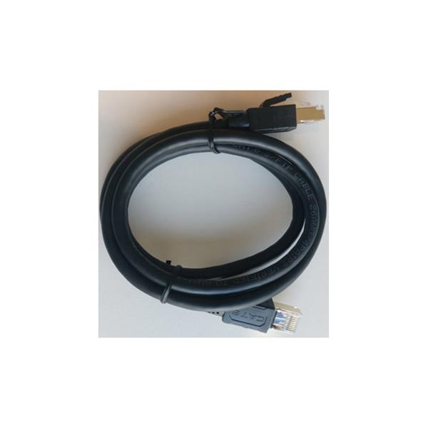 CABLE ETHERNET RJ45 CAT-8 1M NEGRO