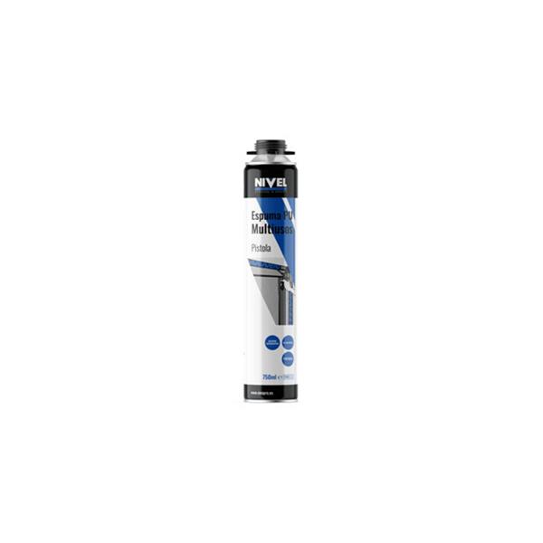ESPUMA POLIURETANO UNIVERSAL PISTOLA NIVEL*** 750 ML