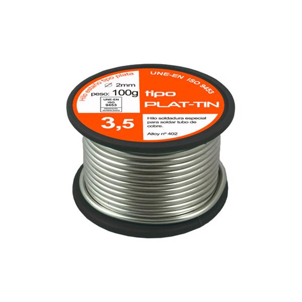 ESTA&Ntilde;O DE SOLDAR TIPO PLATA CB &Oslash; 3,5 MM 100 GR