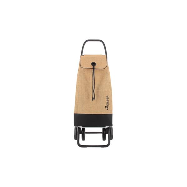 CARRO COMPRA 4 RUEDAS I-MAX YUTE BI 4  NATURAL/NEGRO