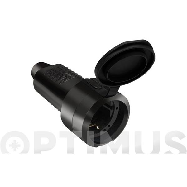 BASE GOMA AEREA TT 16A-250V CON TAPA
