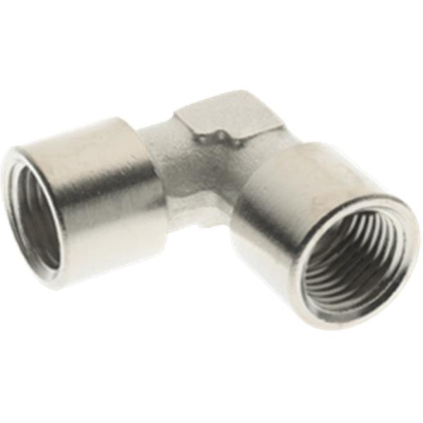 NEUMATICA RACOR LATON NIQUEL CODO H.-H. (02) 1/4"
