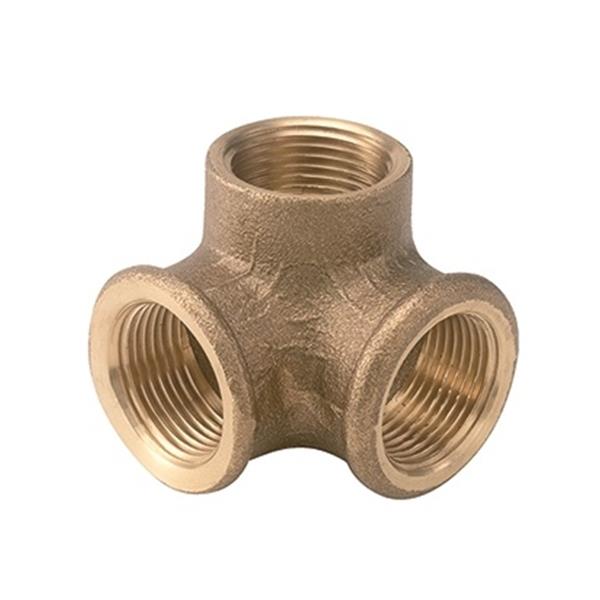 LATON CODO H DE TRES BOCAS (04) 1/2" FIG. 221