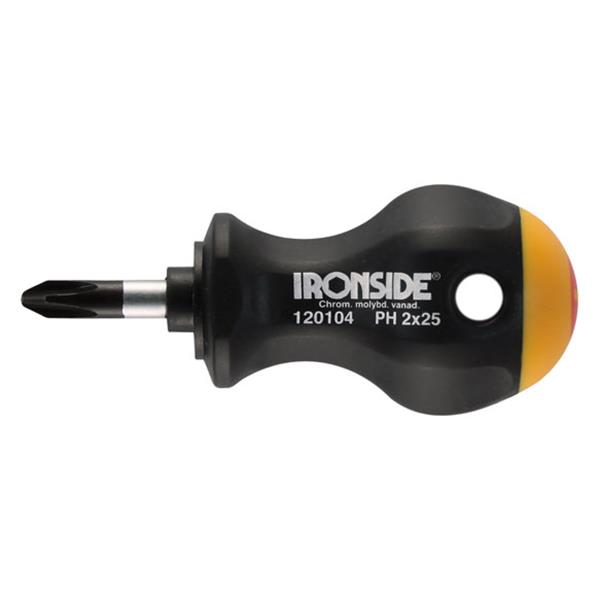 IRONSIDE DESTORNILLADOR BOCA PHILLIPS CARROCERO 2 X 25 MM