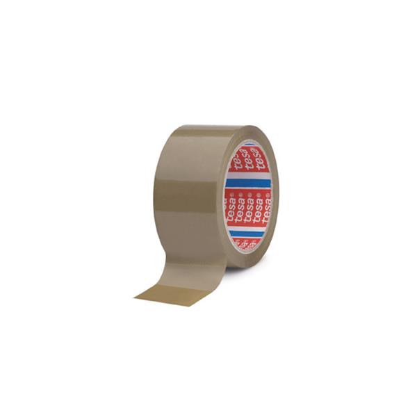 CINTA EMBALAR TESAPACK 132X50 POLIPROPILENO MARRON (RL1)
