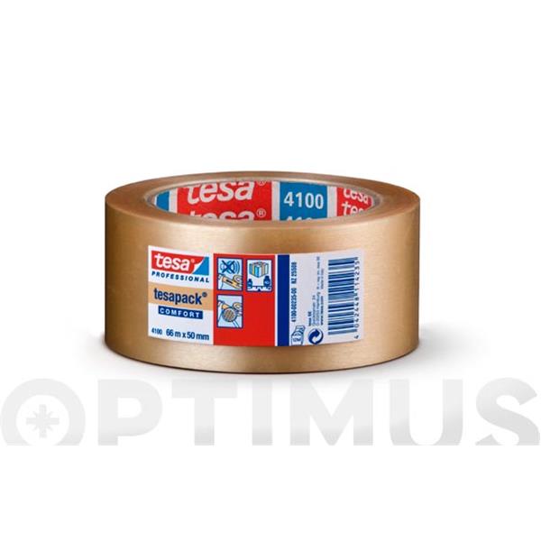 TESA PRECINTO PVC 4100 TRANSPARENTE 66MX50MM (RL1)