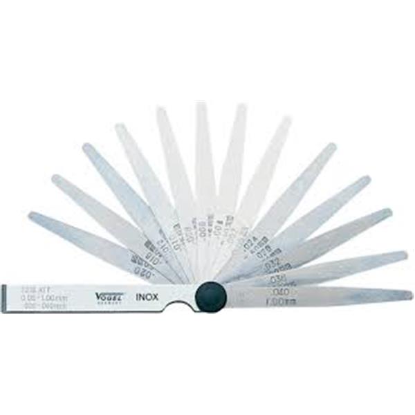 VOGEL JUEGO GALGA DE ESPESORES ACERO INOX