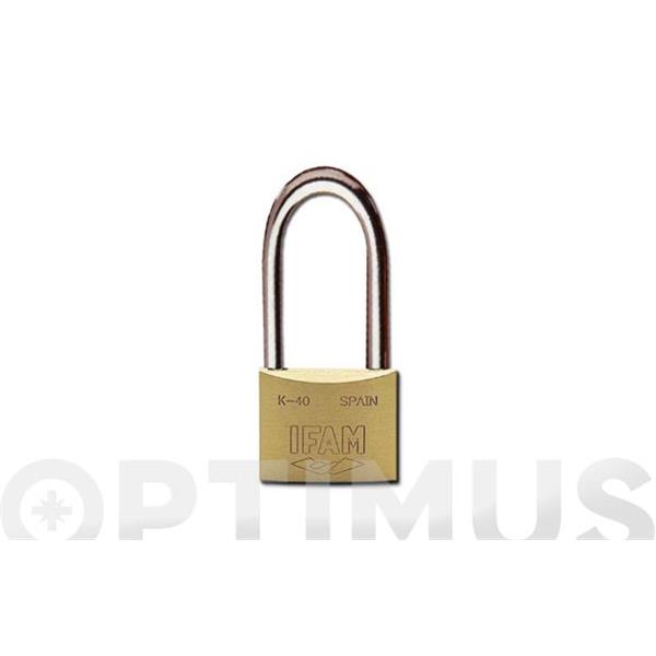 IFAM CANDADO ARCO EXTRA LARGO LATON 40 MM