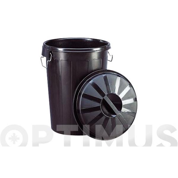CUBO INDUSTRIAL PLASTICO 70 LTS. C/TAPA