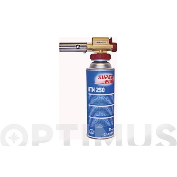 CARTUCHO GAS CON VALVULA 250 ML BTN250/227GR