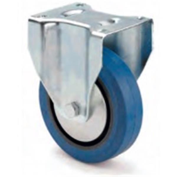 ARSA RUEDA FIJA &Oslash; 100x38 GOMA AZUL ELASTICA,ARSA RODILLOS