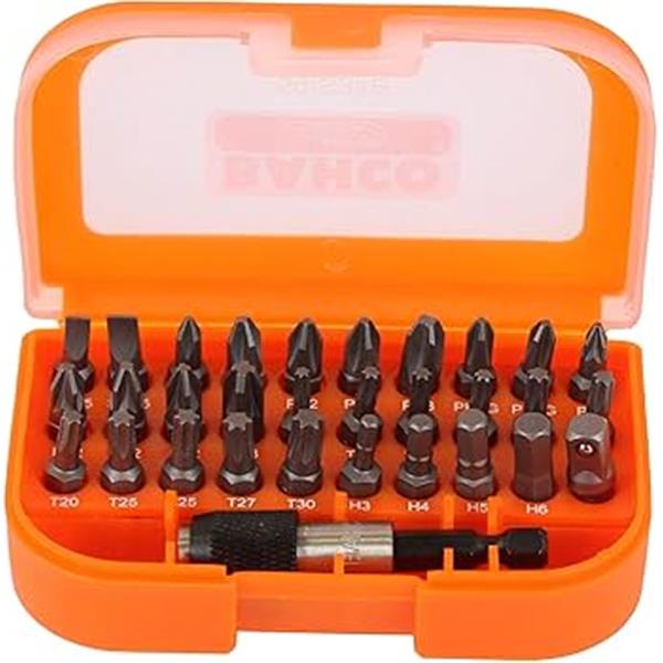 BAHCO JUEGO DE 31 puntas 1/4"