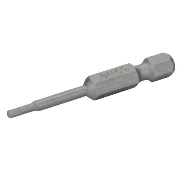BAHCO PUNTA STANDARD 1/4" HEXAGONAL 2.5 MM 50MM (5 PIEZAS)