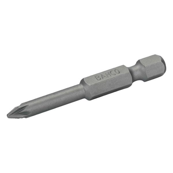 BAHCO PUNTA EST&aacute;NDAR 1/4" PARA TORNILLOS POZIDRIV PZ1 DE 50 MM (5 PIEZAS/CAJA DE PL&aacute;STICO)