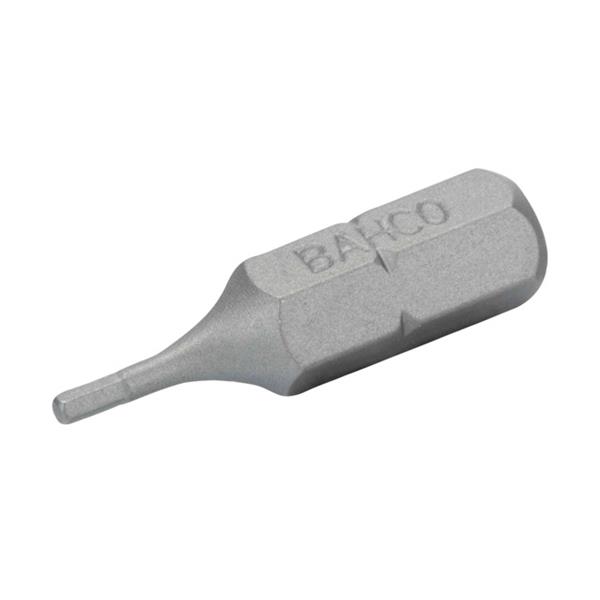 BAHCO PUNTA STANDARD 1/4" HEXAGONAL 3 MM 25MM (5 PIEZAS)