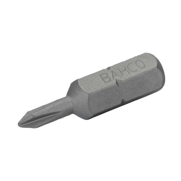 BAHCO PUNTA EST&aacute;NDAR 1/4" Y 25 MM PARA TORNILLOS PHILLIPS PH3 (5 PIEZAS/CAJA DE PL&aacute;STICO)
