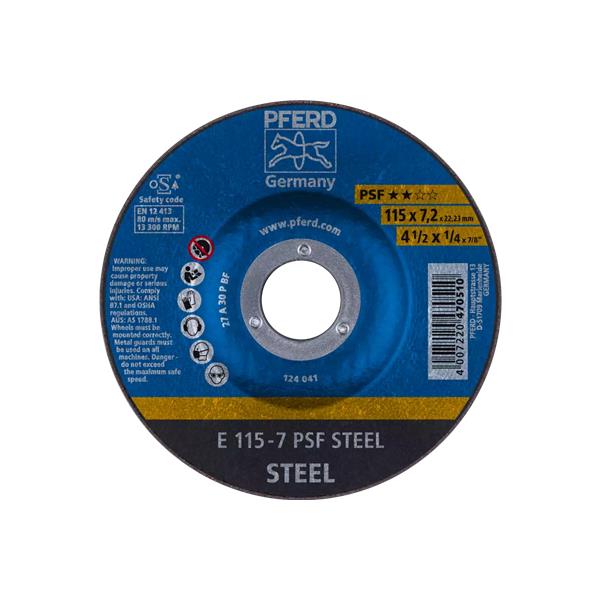 PFERD DISCO DESBASTE E 115-7 PSF STEEL