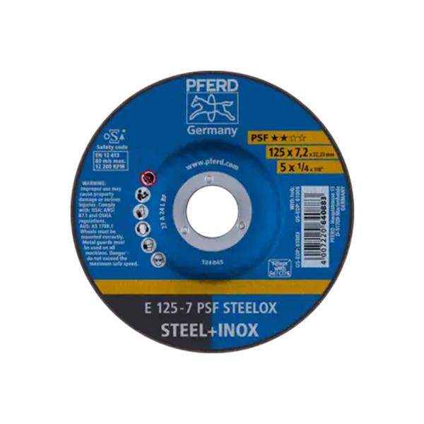 PFERD DISCO DESBASTE E125-7 PSF STEELOX