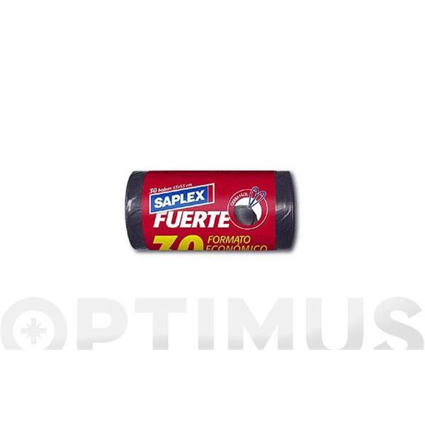 BOLSA BASURA 30 L (30 UDS) CIERRA FACIL BASIC 55 X 55 CM