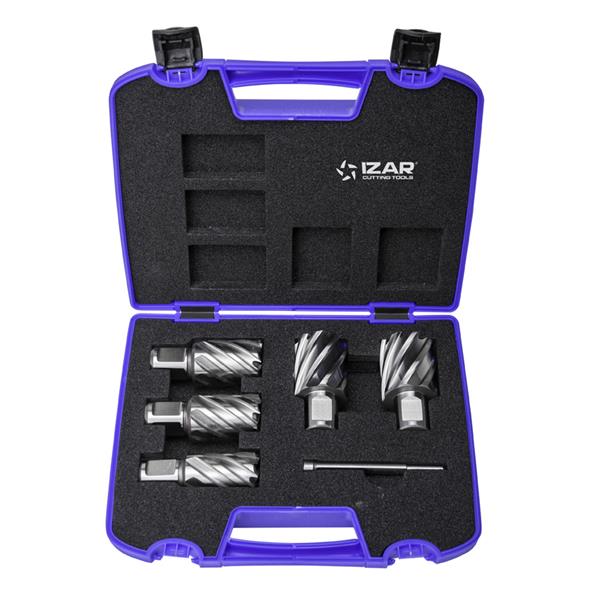 JUEGO FRESAS HUECAS HSS-XT MAQ. ELECTROMAG. (4070) SET 24-26-28-30-32 mm