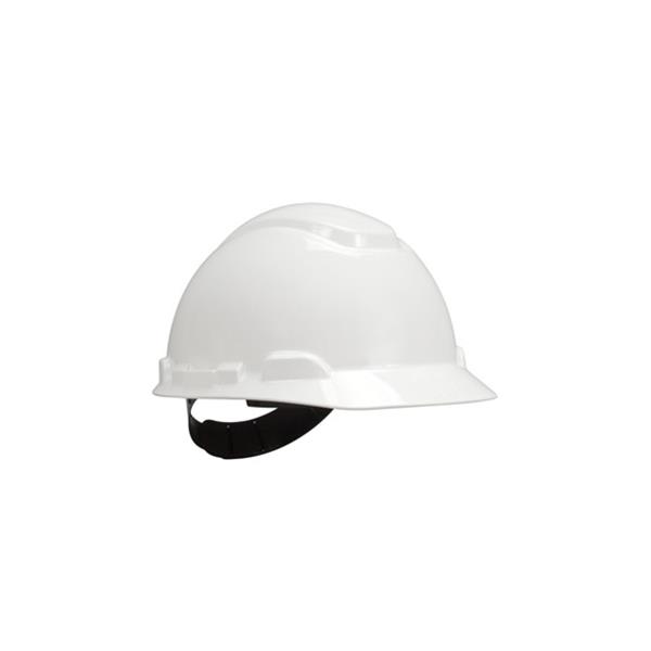 3M&trade; Casco de Seguridad, con arn&eacute;s de ruleta, ventilado, con banda antisudor de pl&aacute;stico, blanco, H700N-VI