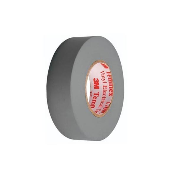 3M&trade; CINTA AISLANTE PVC Temflex&trade; 165 19mm x 20m Gris