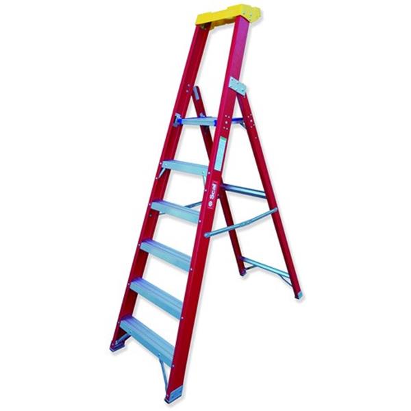 Escalera fibra 8 pelda&ntilde;osT-MAX 8X1