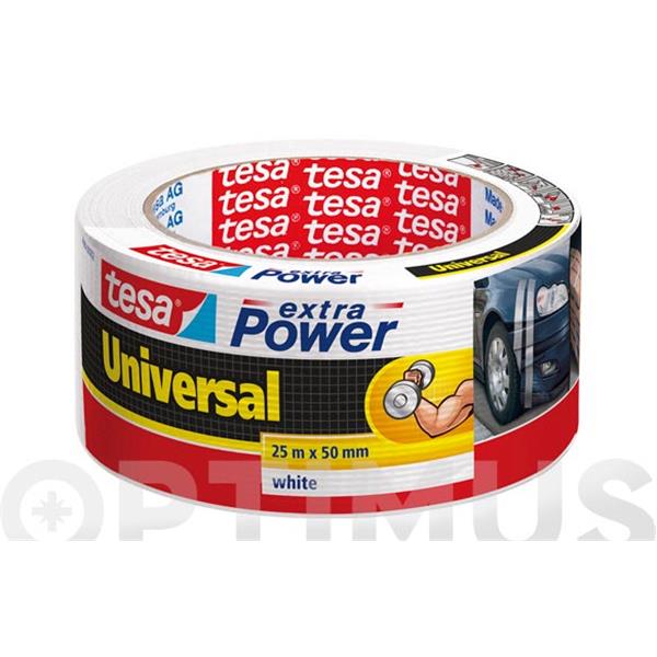 TESA CINTA AMERICANA EXTRA POWER 25X50 BLANCA