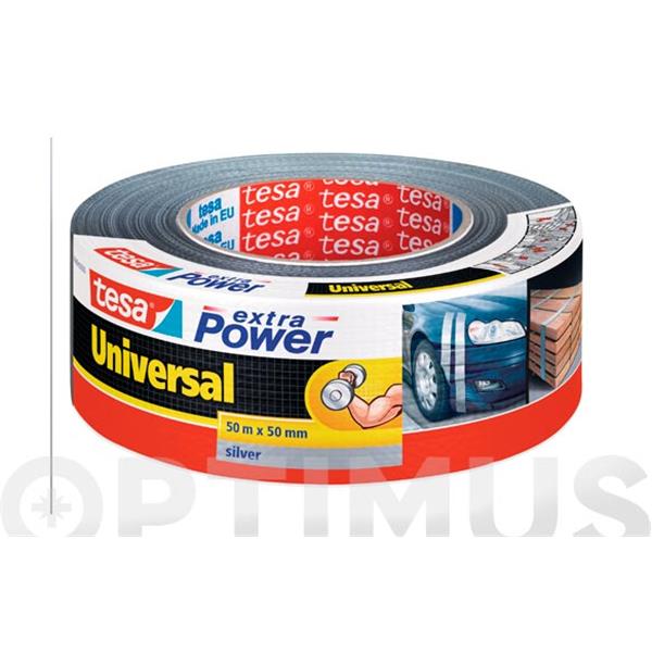 TESA CINTA AMERICANA EXTRA POWER 50X48 PLATA/GRIS